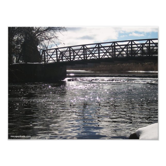 Impression Photo Pont de la rivière Huron (Devant)