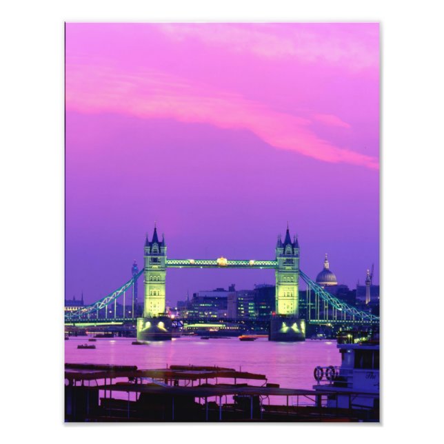 Impression Photo Pont de la Tour, Londres, Angleterre (Devant)