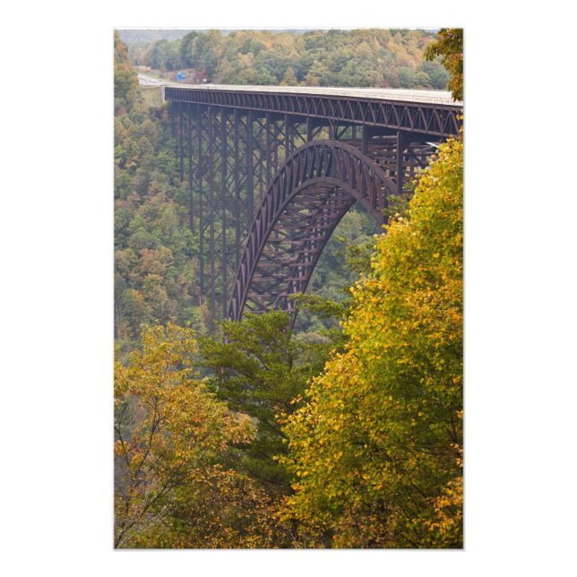 Impression Photo Pont de New River Gorge, New River Gorge (Devant)