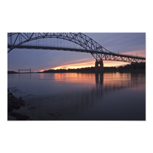 Impression Photo Pont de Sagamore sur le canal de Cape Cod, 2 (Devant)