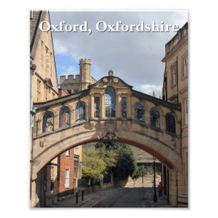 Impression Photo Pont des Soupirs à Oxford