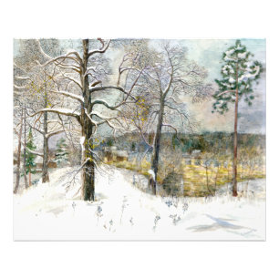 Impression Photo pont d'hiver