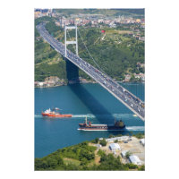 Pont Fatih Sultan Mehmet sur le Bosphore,
