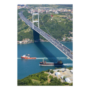 Impression Photo Pont Fatih Sultan Mehmet sur le Bosphore,