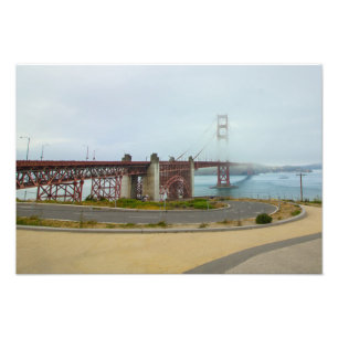 Impression Photo Pont Golden Gate Brouillard San Francisco