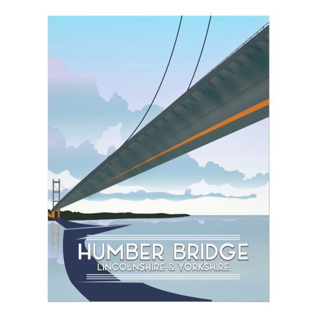 Impression Photo Pont Humber, Lincolnshire & Yorkshire (Devant)