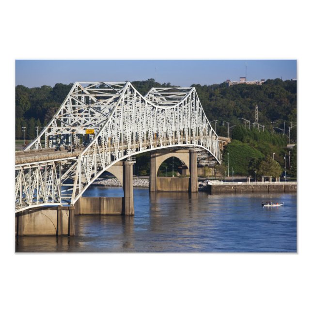 Impression Photo Pont O'Neil sur la rivière Tennessee, Florence, (Devant)