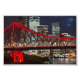 Impression Photo Pont Story Skyline de la ville de Brisbane Austral