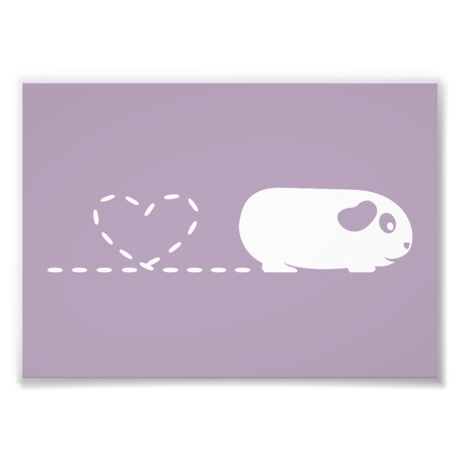 Impression Photo Pooping Guinea Pig Print (Cadres disponibles !) (Devant)