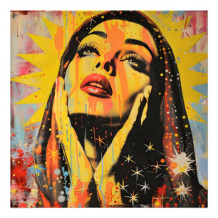 Impression Photo Pop Art Holy Mary