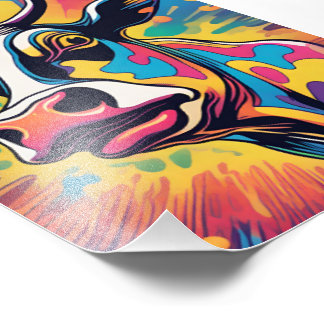 Impression Photo Pop Art: The Colorful Cow