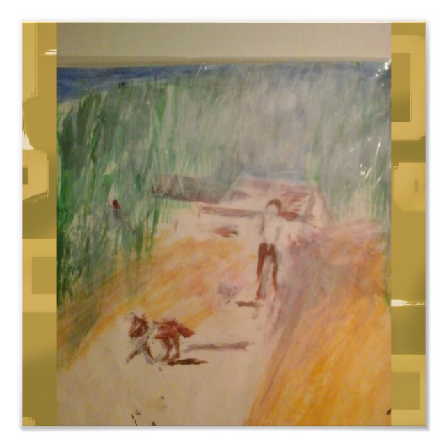 Impression Photo Popcorn Anime Abstrait (Devant)