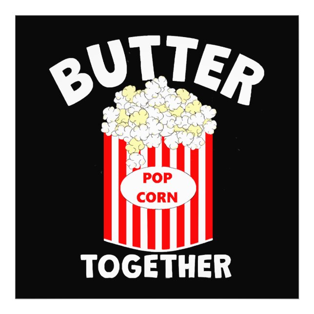 Impression Photo Popcorn de film ensemble BUTTER (Devant)