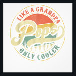 Impression Photo Pops Like Grandpa Only Glacière Retro Pops Da<br><div class="desc">Pops comme un grand-père seulement Glacière Retro Pops cadeaux Papa grand-père</div>