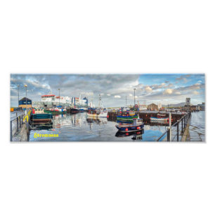 Impression Photo Port de Stromness Orkney Scotland