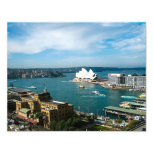 Impression Photo Port de Sydney et le théatre de l'opéra - copie 