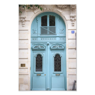 Impression Photo Porte bleue Paris