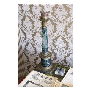 Impression Photo Porte-bougie en verre vintage