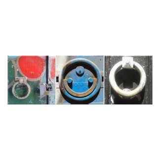 Impression Photo Porte Knocker dans le Labyrinthe, Barcelone