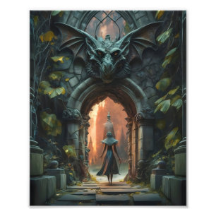 Impression Photo Porte mystique Gargoyle