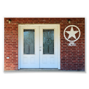 Impression Photo Portes doubles Texas Star