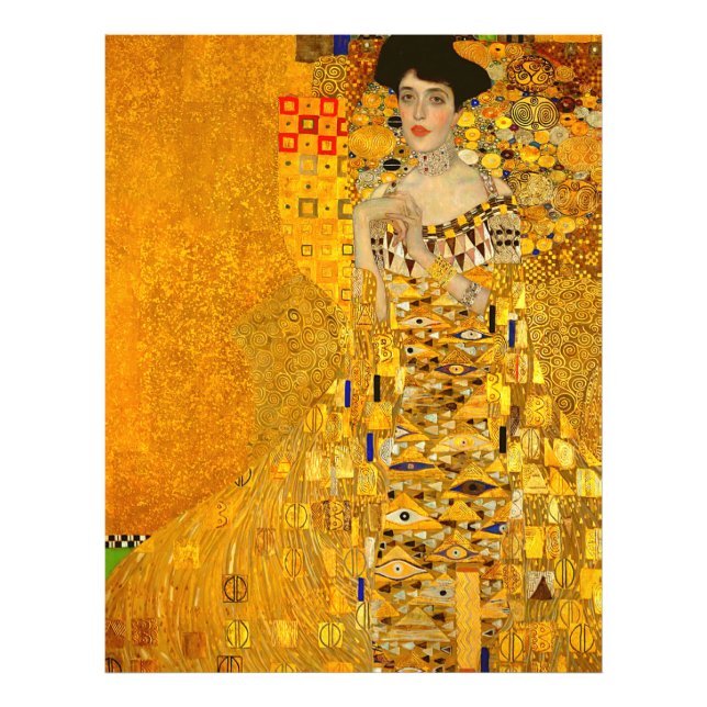 Impression Photo Portrait d'Adele Bloch-Bauer I de Gustav Klimt (Devant)