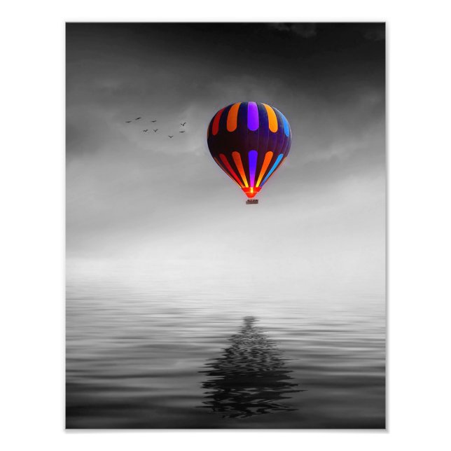 Impression Photo Portrait de ballon d'air (Devant)