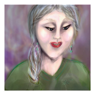 Impression Photo Portrait de femme moderne et douce - Gentle Knowin