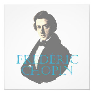 Impression Photo Portrait de Frédéric Chopin