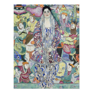 Impression Photo Portrait de Friederike Maria par Gustav Klimt