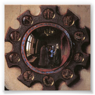 Impression Photo Portrait de Giovanni Arnolfini et épouse (détail