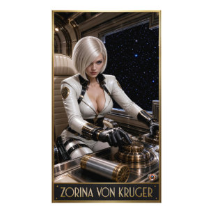 Impression Photo Portrait de la navigatrice Exculidian VII Zorina K