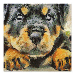 Impression Photo Portrait de marionnettes rotative artistique