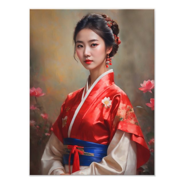 Impression Photo Portrait de princesse chinoise (Devant)