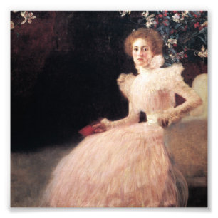 Impression Photo Portrait de Sonja Knips ; Peinture de Gustav Klimt