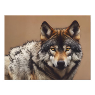 Impression Photo Portrait du loup