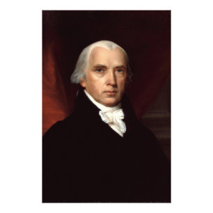 Impression Photo Portrait du Président James Madison par John