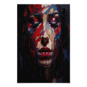 Impression Photo Portrait émotionnel Abstrait Art expressionniste