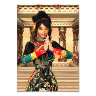 Impression Photo Portrait Fantastique d'Impératrice Chinoise