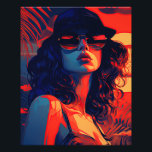 Impression Photo Portrait femme Pop Art<br><div class="desc">Découvrez le charme moderne et artistique de notre portrait de femme pop art. Cette représentation élégante capte l'essence rétro avec une touche contemporaine, présentant un visage captivant qui respire l'esthétique. Parfait pour ajouter une touche d'élégance à tout espace, ce portrait apporte une énergie vibrante et artistique à votre environnement. Contenu...</div>
