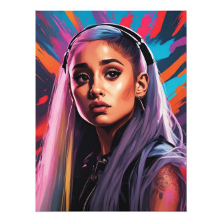 Impression Photo Portrait Grande Cyberpunk