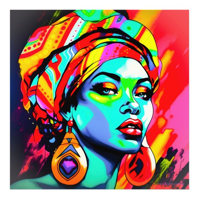 Impression Photo Portrait Pop Art (Devant)