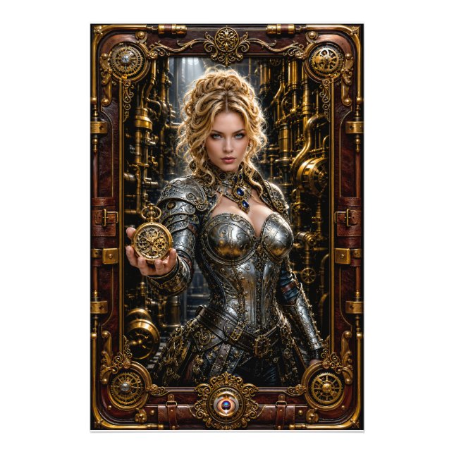 Impression Photo Portrait Steampunk d'Ottilie Von Zale (Devant)
