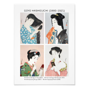 Impression Photo Portraits de femmes japonaises - Goyō Hashiguchi