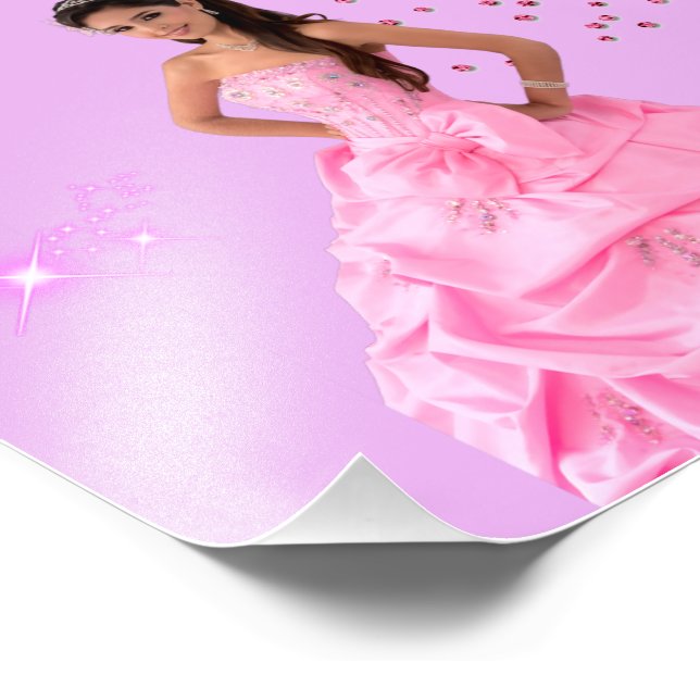 Impression Photo Póster happy birthday, quinceañera (Coin)