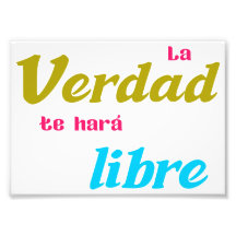 Póster La verdad te hará libre