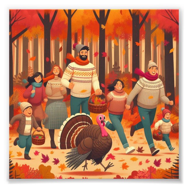 Impression Photo Pour attraper une dinde (Devant)