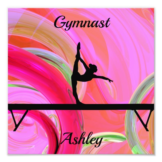 Impression Photo Poutre de gymnastique Bold Personnalisation Abstra (Devant)