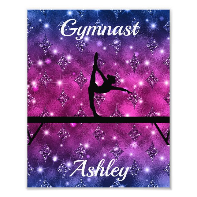 Impression Photo Poutre de Gymnastique Féerique (Devant)