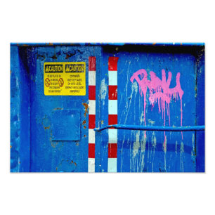 Impression Photo PRÉCAUTION ! Ne jouez pas en couleurs